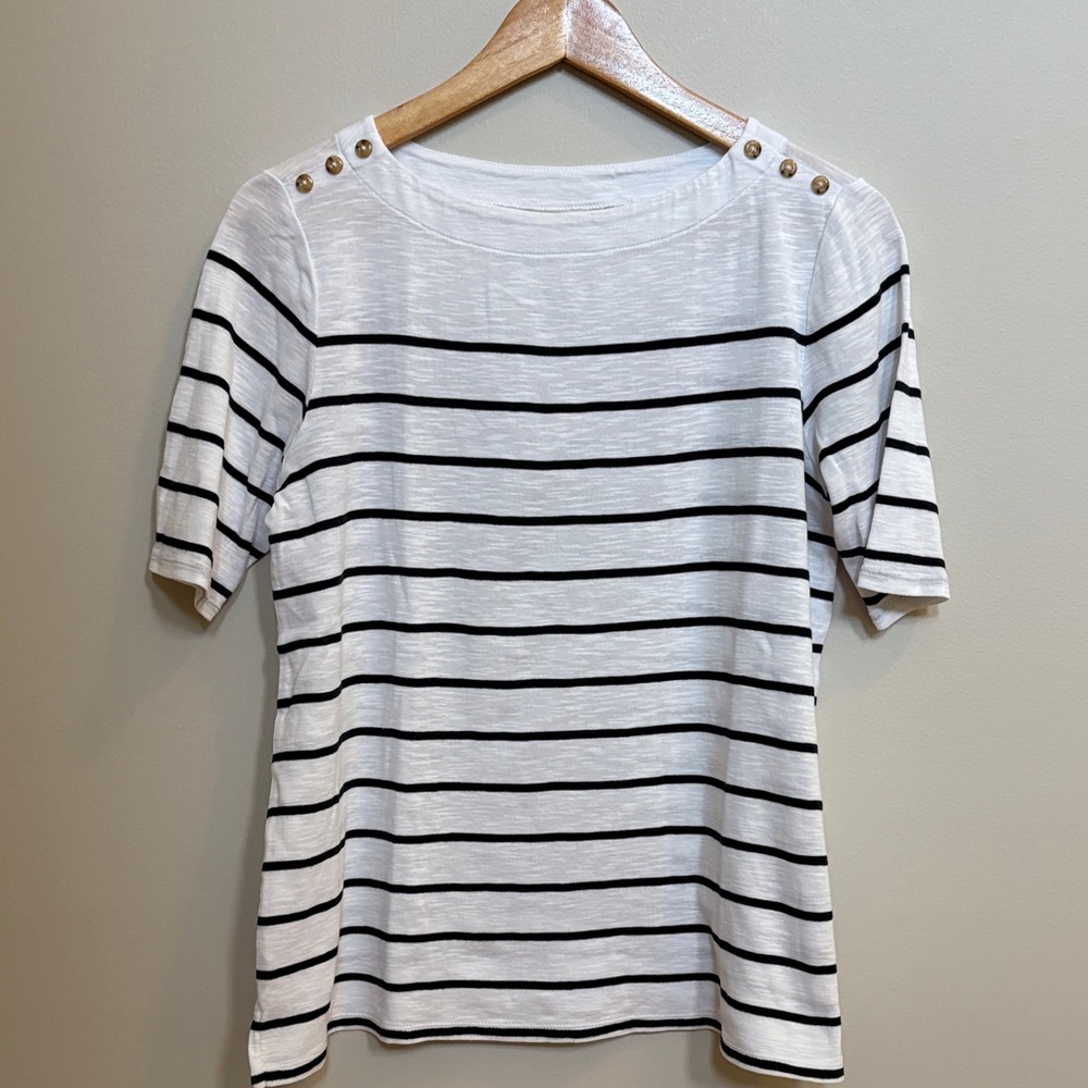 J. Jill 100% Pima cotton top size S